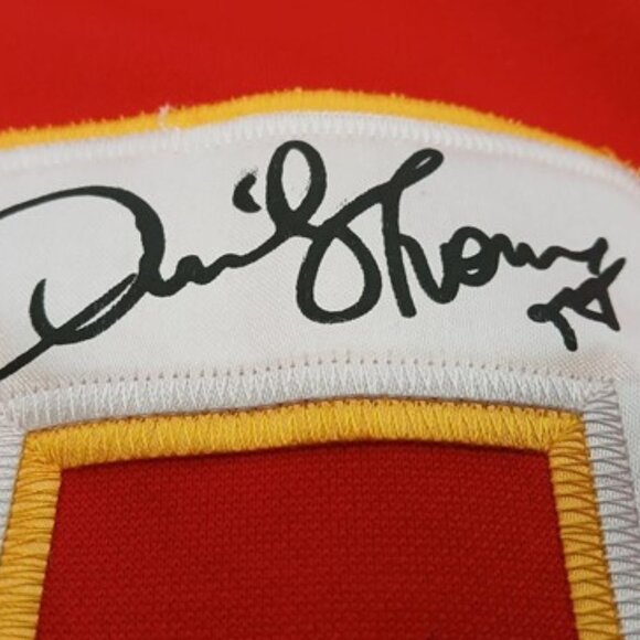 Autographed Mitchell & Ness Derrick Thomas Red Kansas City Chiefs 1994 Jersey - Picture 2 of 6